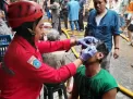 Kebakaran dijelambar, Ambulans PMI Jakbar meluncur kelokasi